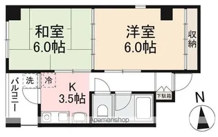 シャンボール番町【204号室】の間取り