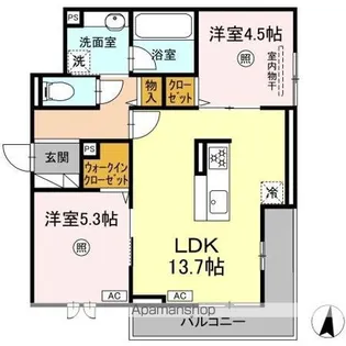 D-residence諸岡【3階】の間取り