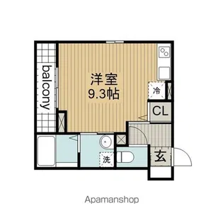 ボヌールS安城【3階】の間取り