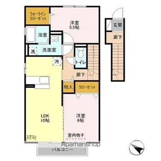 NOЁL【2階】の間取り