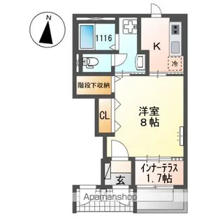 CIEL ETOILE (シエルエトワール)【1階】の間取り