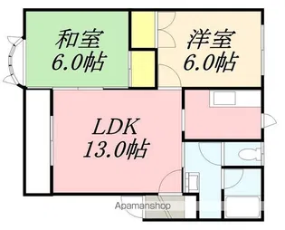 アーバンヒルズ【101号室】の間取り