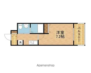 エス・キュート城東中央【9階】の間取り