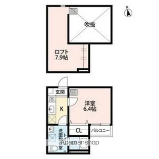 シエルクス【1階】の間取り