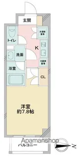 コンフォート新栄【6階】の間取り
