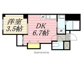 プラージュ登戸【2階】の間取り