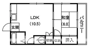 メーベルハイツ【2階】の間取り