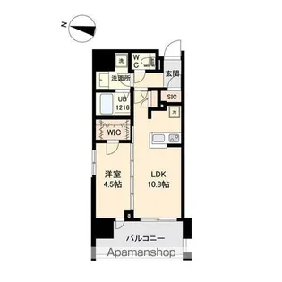 グランカーサ仙台晩翠通【11階】の間取り