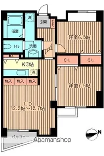 コンフォート双葉(旧特優賃)【6階】の間取り