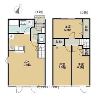 Casa Mila【1階】の間取り