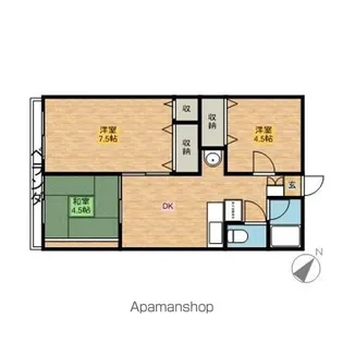 YOハイム3【2階】の間取り