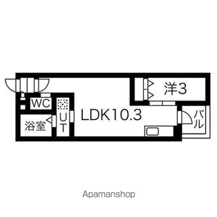 WARREN KUBOMIⅠ【1階】の間取り