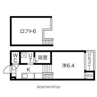 プランドール【2階】の間取り