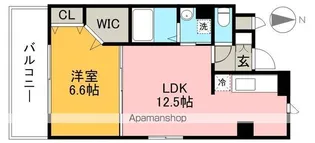 ベルカント札場【4階】の間取り