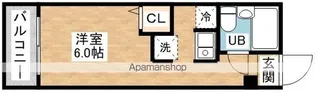 西部ハイツ平和公園【402号室】の間取り