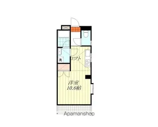 ウエスタンリバーズ【301号室】の間取り