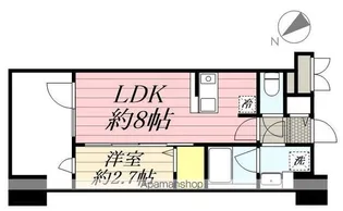 グランフォーレ千早マークスクエア ウエストウイング【10階】の間取り