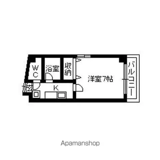 サンヴェール森山【210号室】の間取り