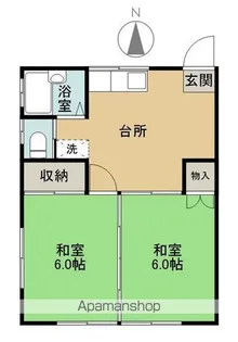 第3双藤コーポA棟【A102号室】の間取り