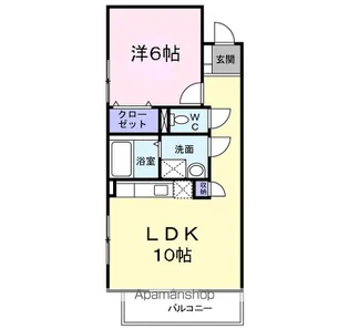 アンシャンテ【2階】の間取り