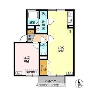 オークヒルズ【1階】の間取り