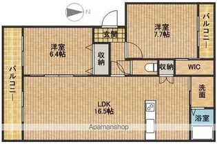 マンションJACK【2階】の間取り