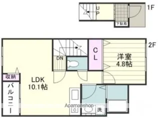 パートリア ’15【2階】の間取り