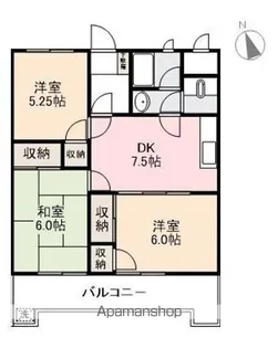 大塚マンション(高松町)【3階】の間取り