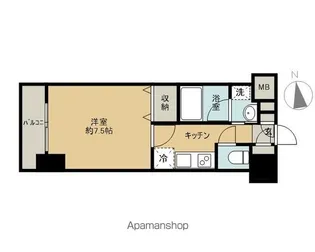パークフラッツ本町【12階】の間取り
