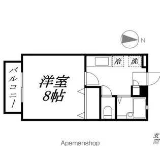 ロンサール奥田【2階】の間取り
