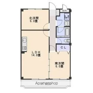 メゾンアメニティ【1階】の間取り