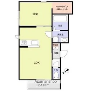 Chaleureux表参道【3階】の間取り