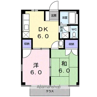 アムール21【1階】の間取り