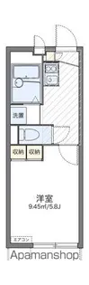 レオパレスクラインガルテン【1階】の間取り