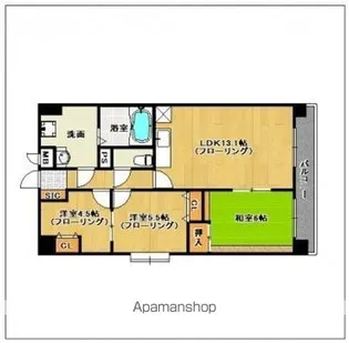 アーバンフィールド東I【3階】の間取り