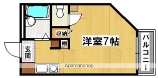 ドムス白鷺【208号室】の間取り