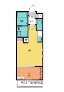 プランド東照宮【3階】の間取り