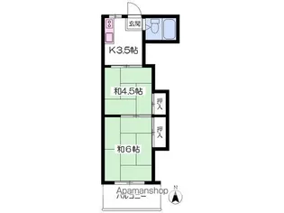 三宝マンション【303号室】の間取り