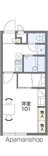レオパレスグレイスコートⅡ【2階】の間取り