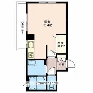 サニーコート巾上【1階】の間取り