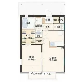 プランドール太田【1階】の間取り