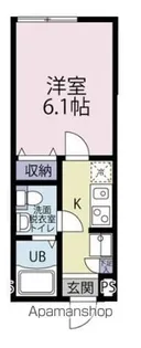 1Kの間取り画像
