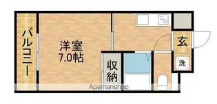 TJハイツ住吉【3階】の間取り