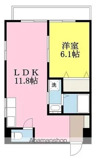 インペリアル志津川【1階】の間取り
