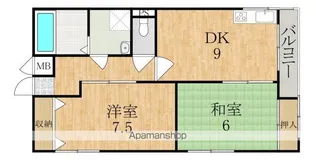 OMレジデンス橿原【2階】の間取り