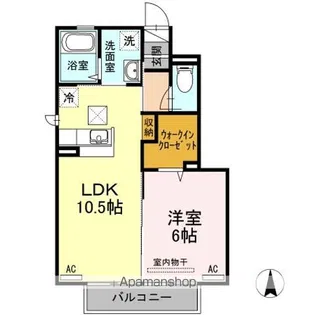 クレストコート【1階】の間取り