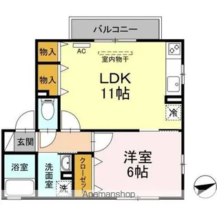フォレスタ等々力【2階】の間取り