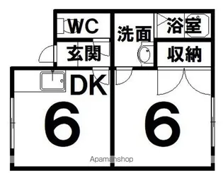 パールハイツ【2階】の間取り