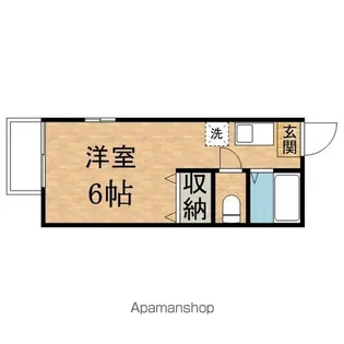 グリーンリーフ越野【2階】の間取り
