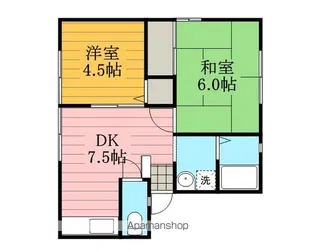 アーバン松が岡【1階】の間取り